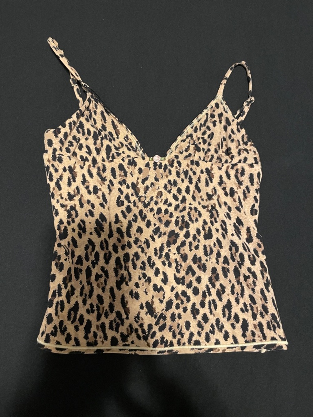 Cheetah print tank top